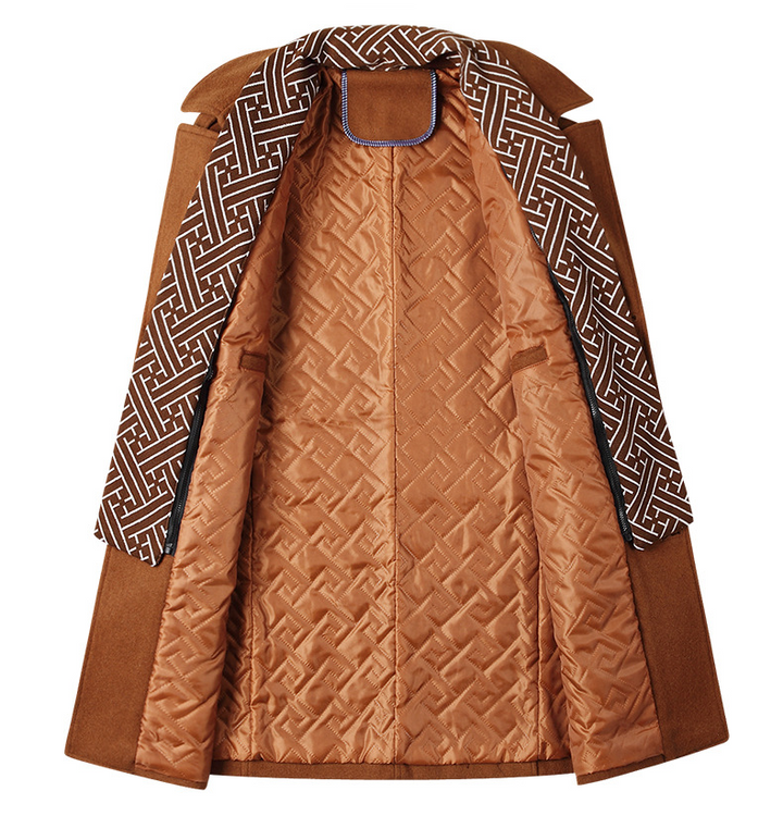 Abrigo clásico de invierno para hombre, estilo elegante y cálido. Ideal para el frío.