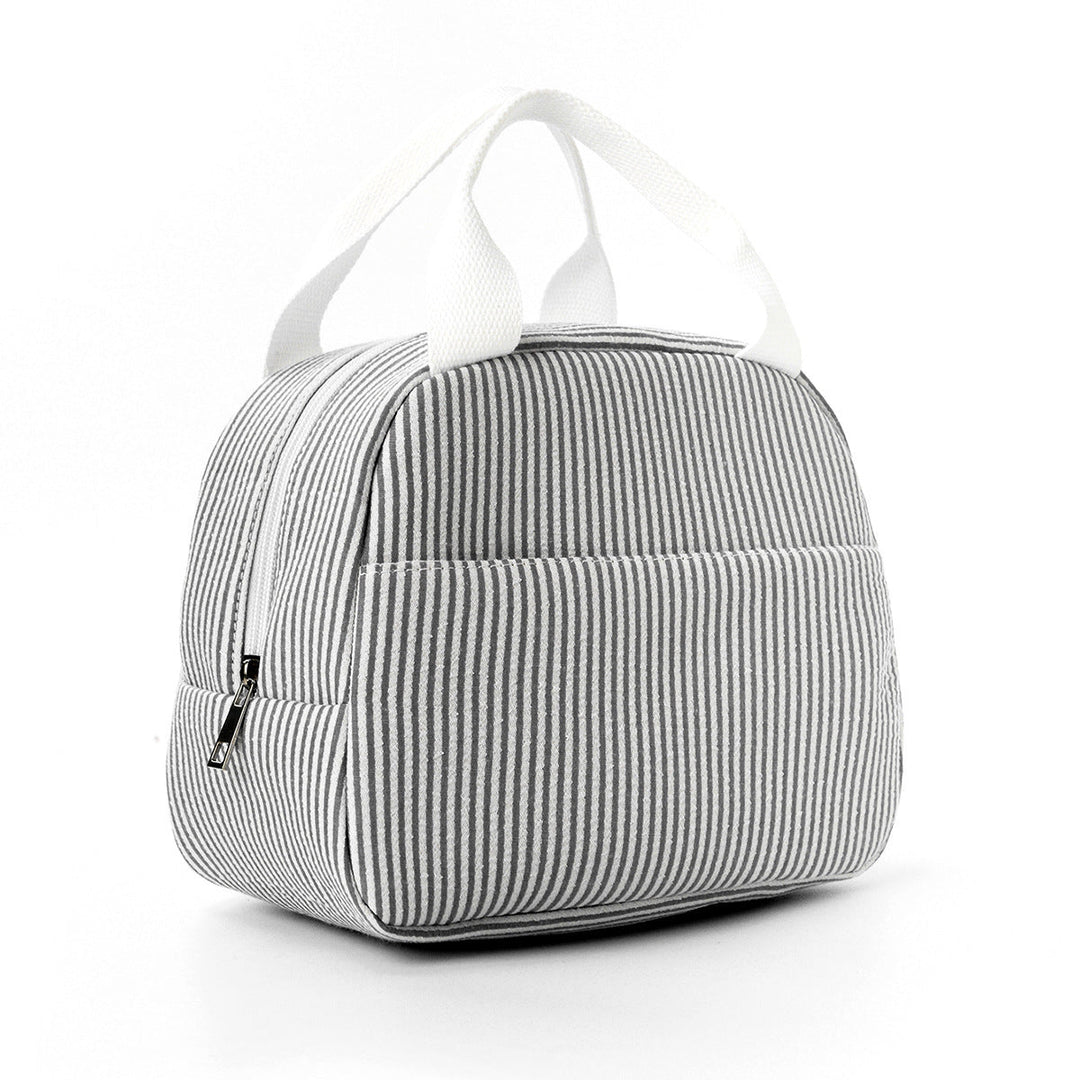 Bolsa de almuerzo moderna y espaciosa, ideal para llevar comida a la escuela o trabajo.