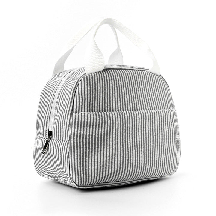 Bolsa de almuerzo moderna y espaciosa, ideal para llevar comida a la escuela o trabajo.