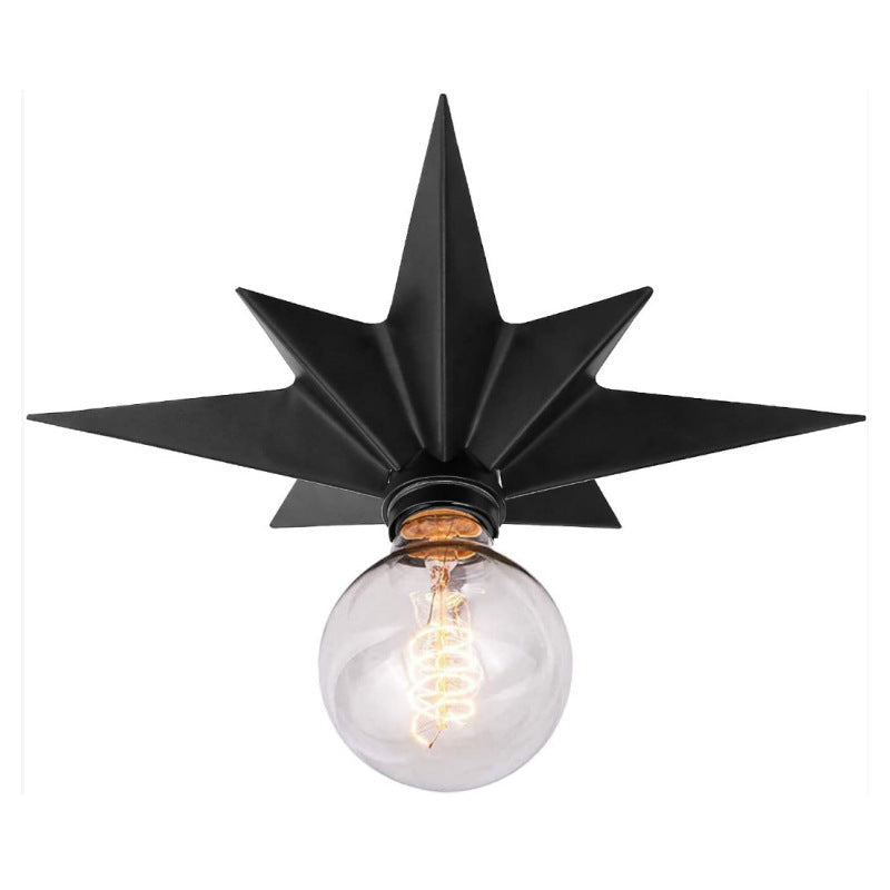 Lámpara de techo infantil LED con estrella, crea un ambiente luminoso y acogedor para niños.
