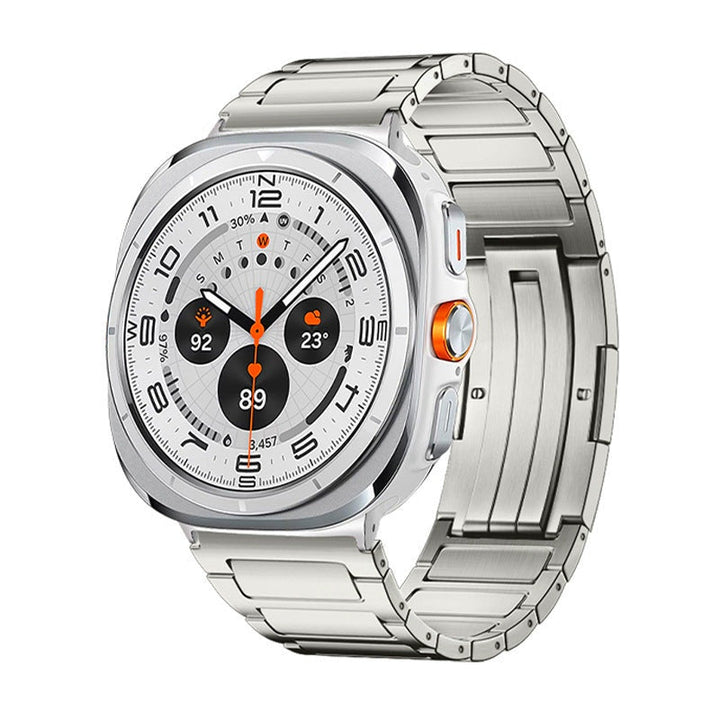 Correa para smartwatch 47mm de titanio DLC, ligera, resistente y con estilo moderno.