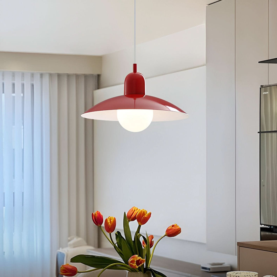 Iluminación moderna Bauhaus: lámpara colgante Macaron, perfecta para tu hogar.