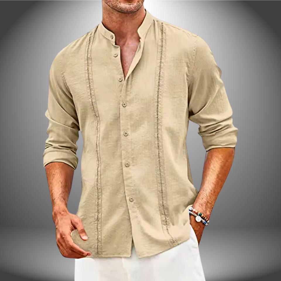 Camiseta de hombre transpirable de manga larga para máxima comodidad diaria. Ideal para otoño-primavera.