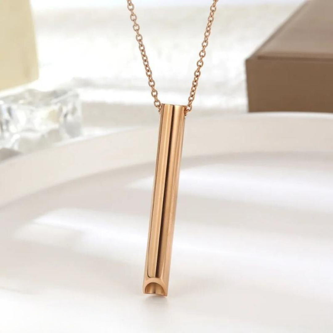 Collar para dejar de fumar, mejora bienestar y salud pulmonar. Herramienta de respiración consciente, sin nicotina.