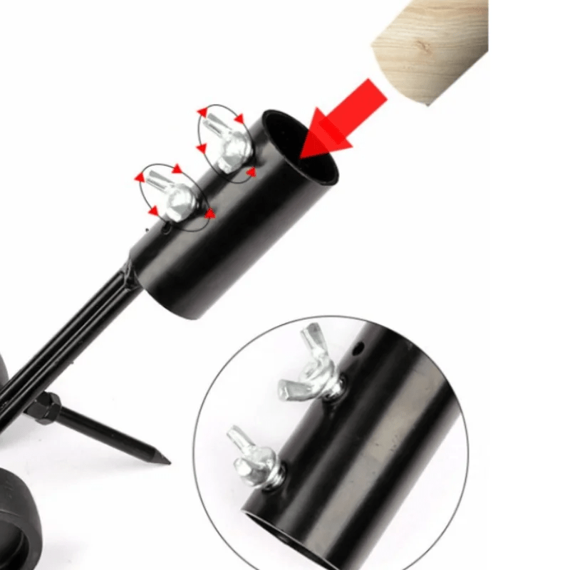 Quitamaleza manual ergonómica para jardín. Extrae malezas y raíces sin esfuerzo. Limpieza de jardinería fácil y precisa.