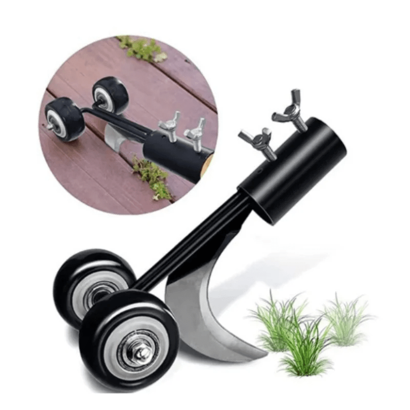 Eliminador de raíces manual para jardín. Ideal para desmalezar y limpiar de forma ecológica. Herramienta de jardinería.
