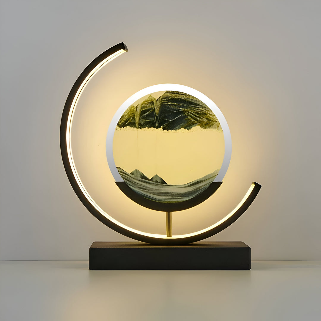 Lámpara LED decorativa CalmSands para ambiente moderno. Control app para colores y modos de iluminación.