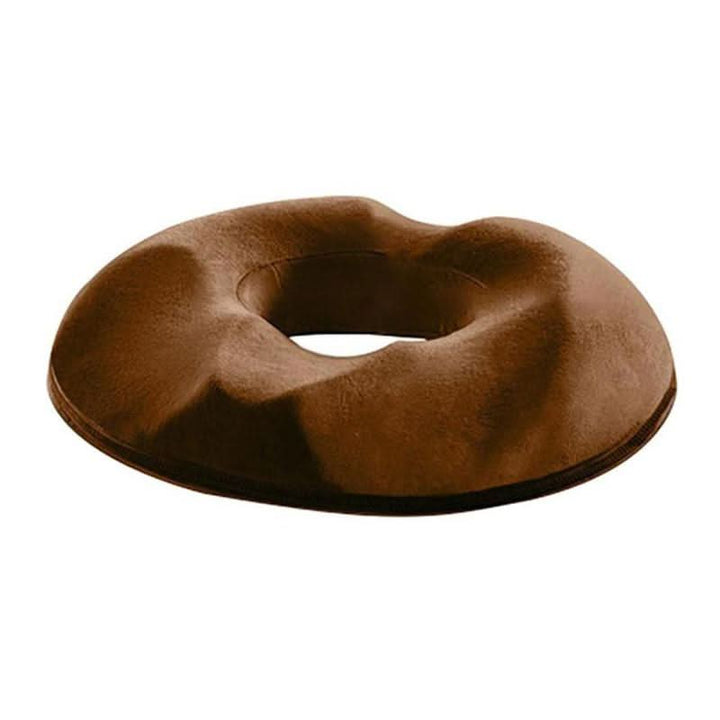 Cojín para alivio del dolor de espalda y coxis, promueve postura correcta. Confort ergonómico para uso prolongado.