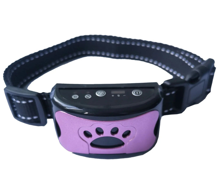 Collar antibark para perros, entrenamiento humano que corrige ladridos con vibración y sonido. Mejora el comportamiento.