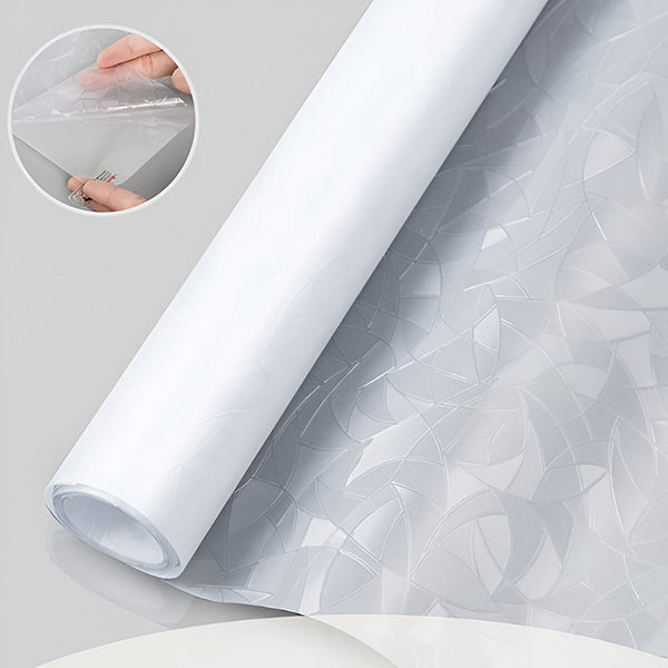 Película mágica de privacidad para ventanas. Crea efecto arcoíris instantáneo, protección UV y fácil instalación PVC.