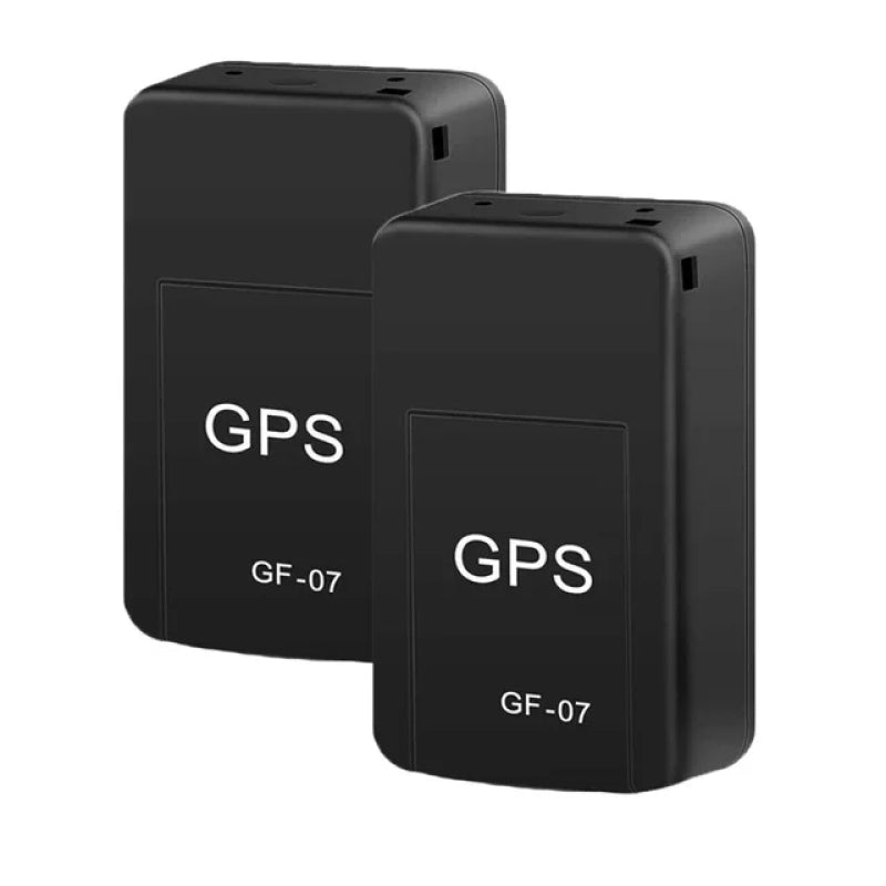 Pack de 2 mini rastreadores GPS magnéticos sin cuotas para vehículos, equipaje y bienes.