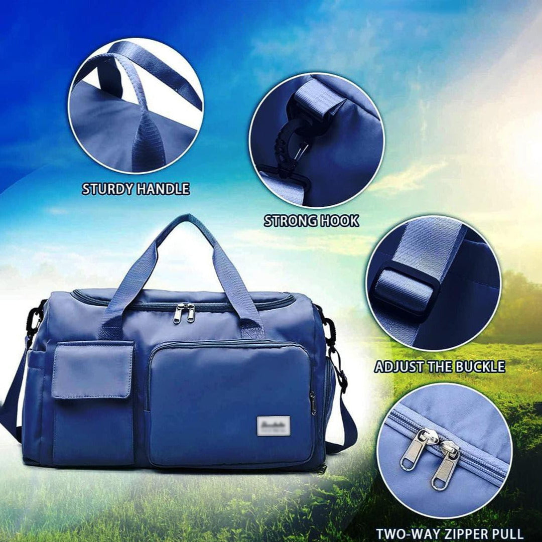 Bolsa unisex para accesorios de viaje y ropa deportiva, maximizando el espacio de almacenamiento.