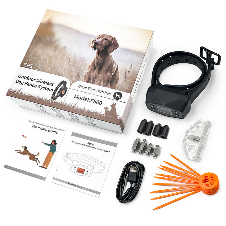 Sistema de valla GPS inalámbrica fácil de instalar para perros, ideal para contención segura en tu jardín.
