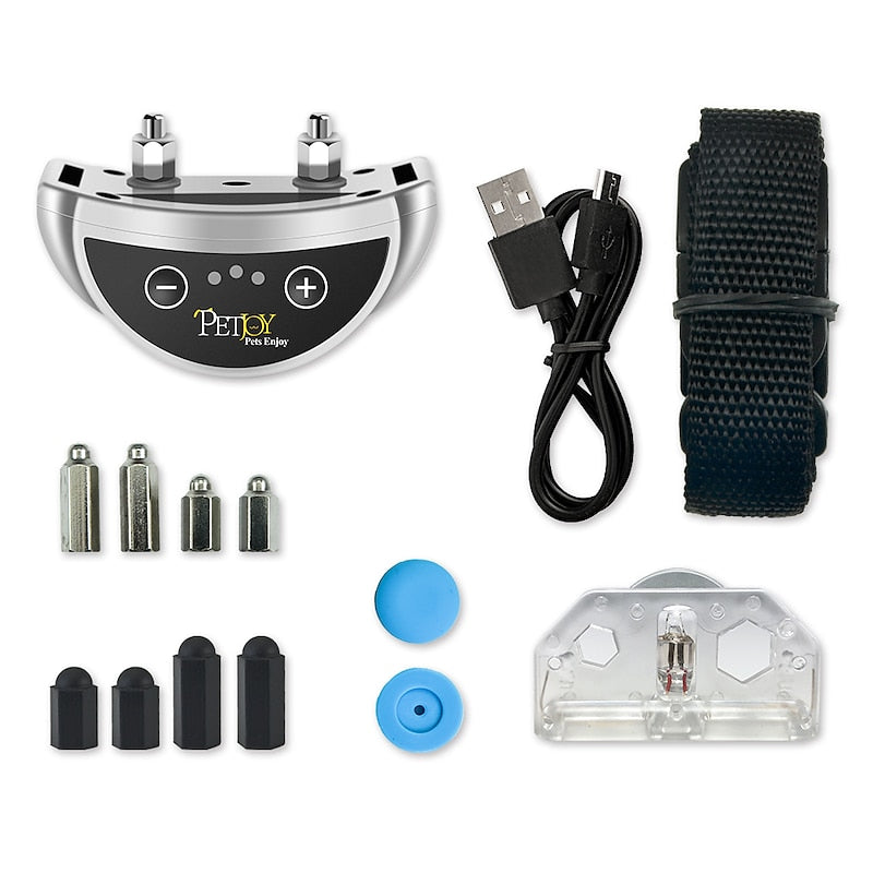 Kit de entrenamiento con collar antiladridos para perros, ayuda en el adiestramiento y mejora la convivencia con mascotas.