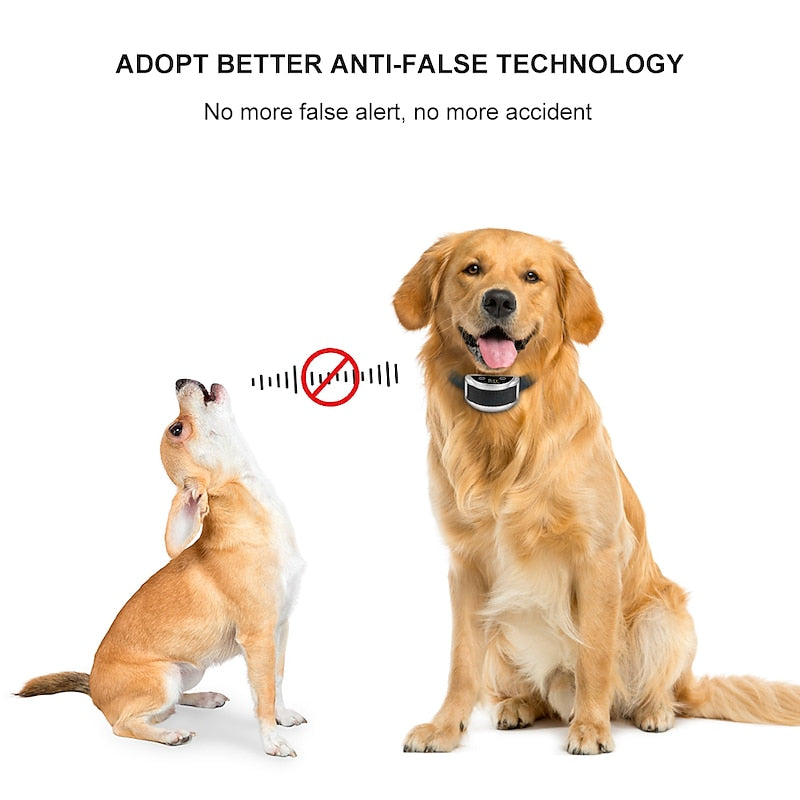 Collar anti ladridos recargable y seguro para perros, optimiza el entrenamiento y adiestramiento canino de forma humana.