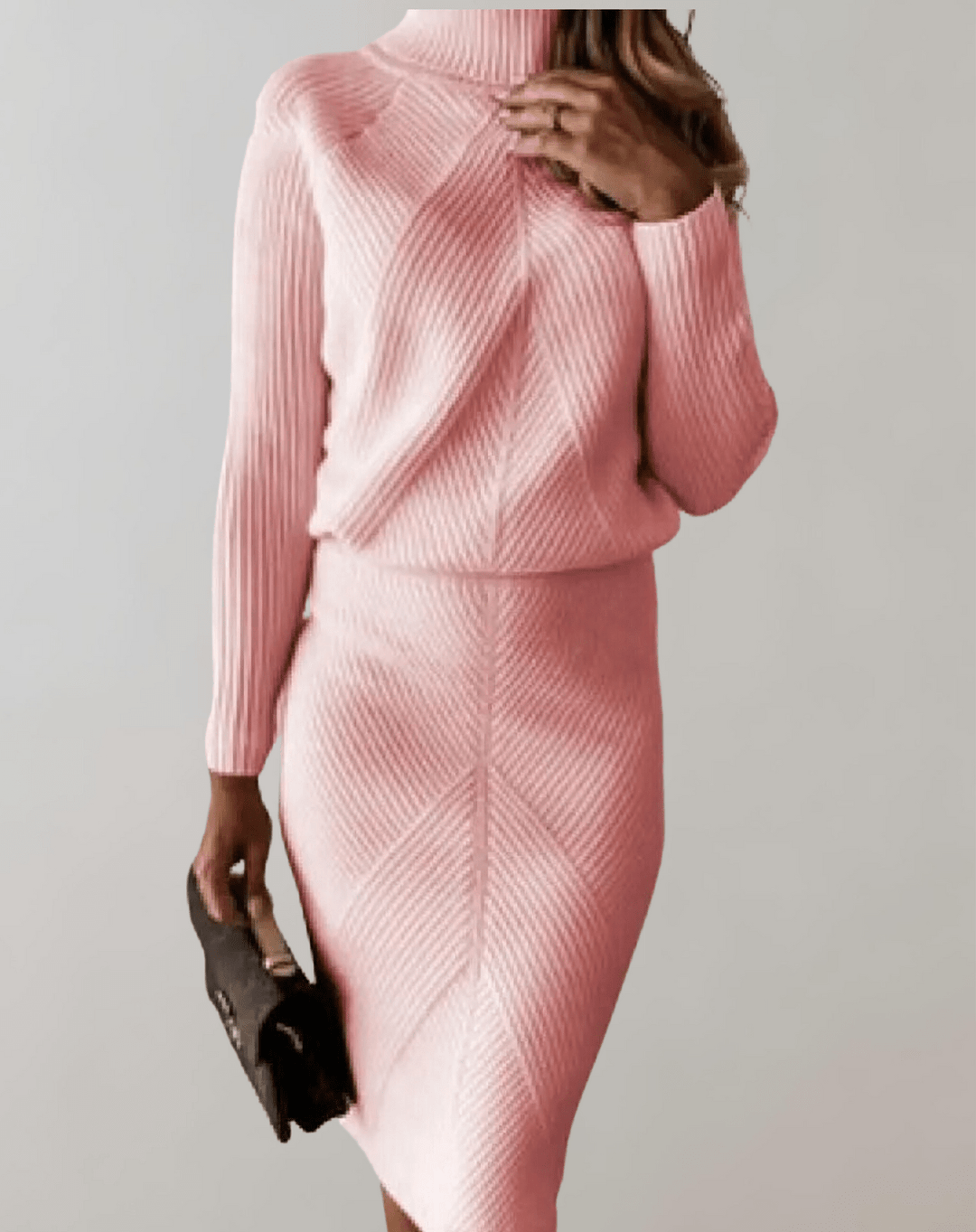 Elegante conjunto de punto mujer dos piezas. Comodidad y estilo para entretiempo.