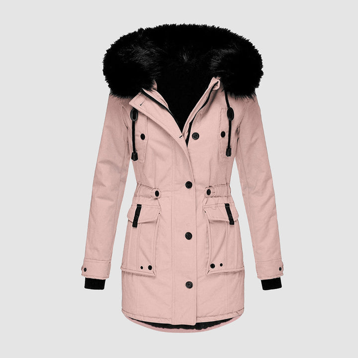 Abrigo cálido y elegante para mujer, ideal para el invierno, combinando moda y confort superiores.