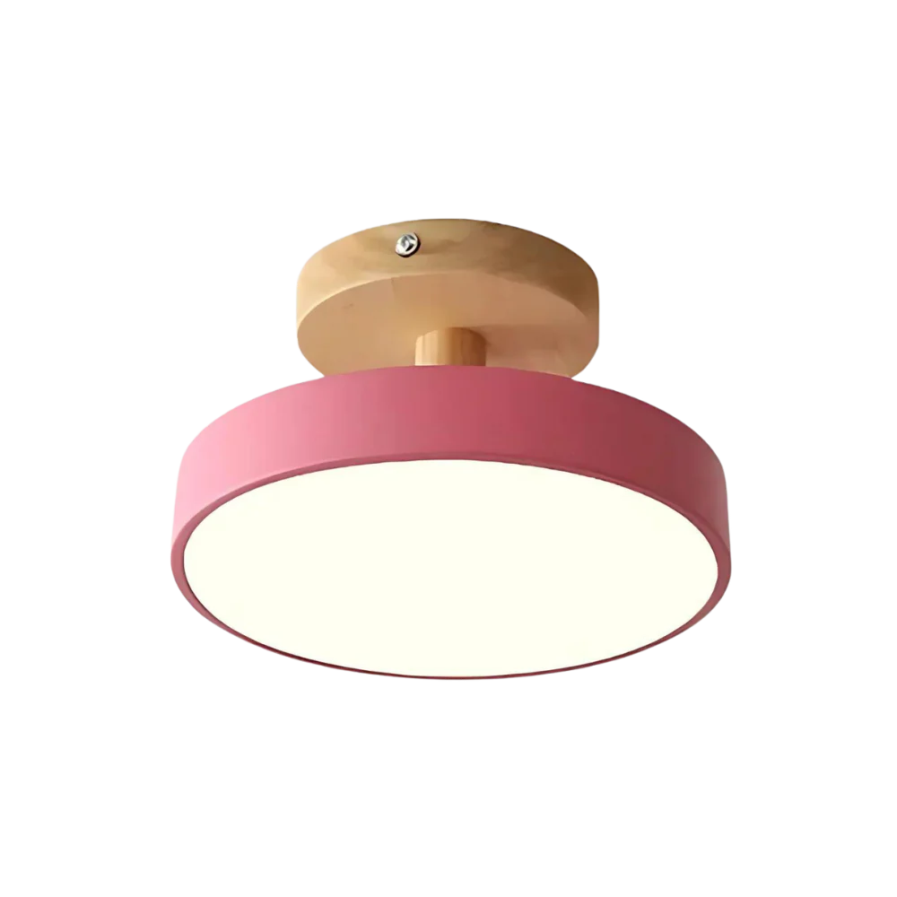 Lámpara de techo LED Aria, compacta, redonda, para iluminación interior moderna.