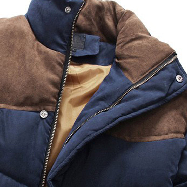 Ropa masculina: abrigo acolchado ligero, cómodo y elegante. Chaqueta ideal para días frescos de otoño.