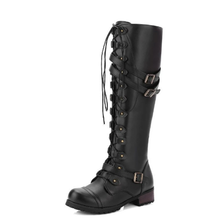 Botas altas Valentina para mujer, con diseño confort hasta la rodilla, ideales para invierno y looks con tendencia.