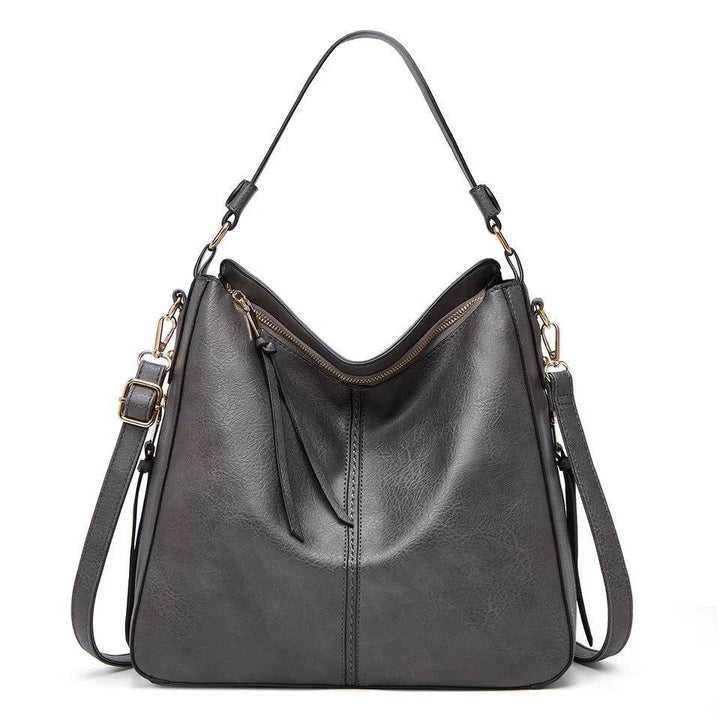 Bolso bandolera casual y minibolso a juego, diseño moderno para mujer, piel sintética duradera.