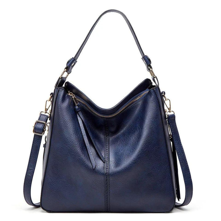 Complemento perfecto: set de bolso bandolera y minibolso de piel sintética para mujer, moda actual.