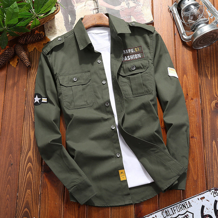 Abrigo táctico de invierno para hombre, disponible en verde y caqui. Ropa masculina outwear con protección.