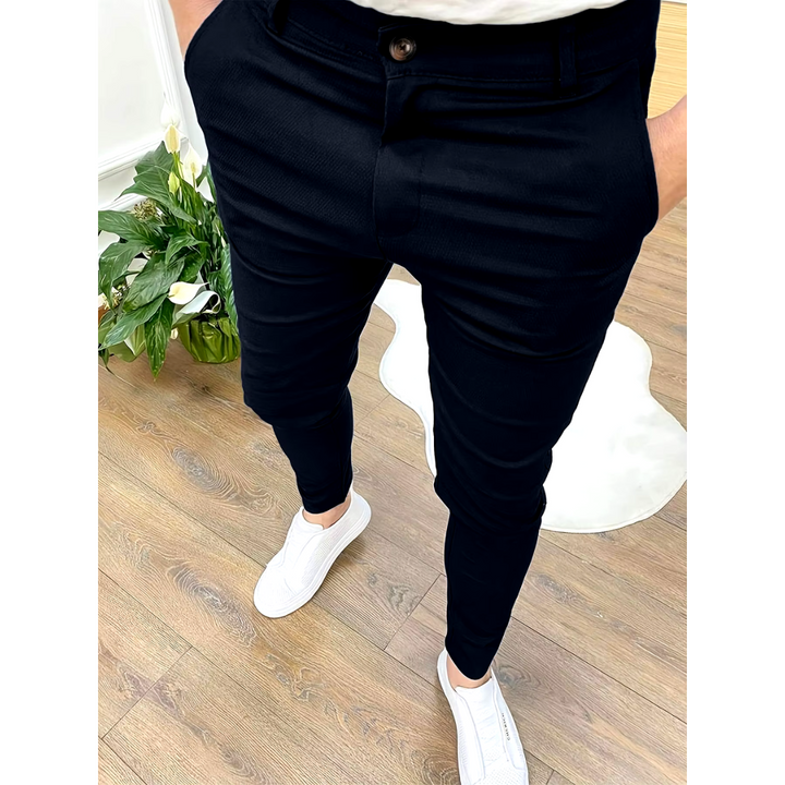 Pantalón de vestir para hombre, perfecto para ropa de oficina, negocios o eventos casuales elegantes.