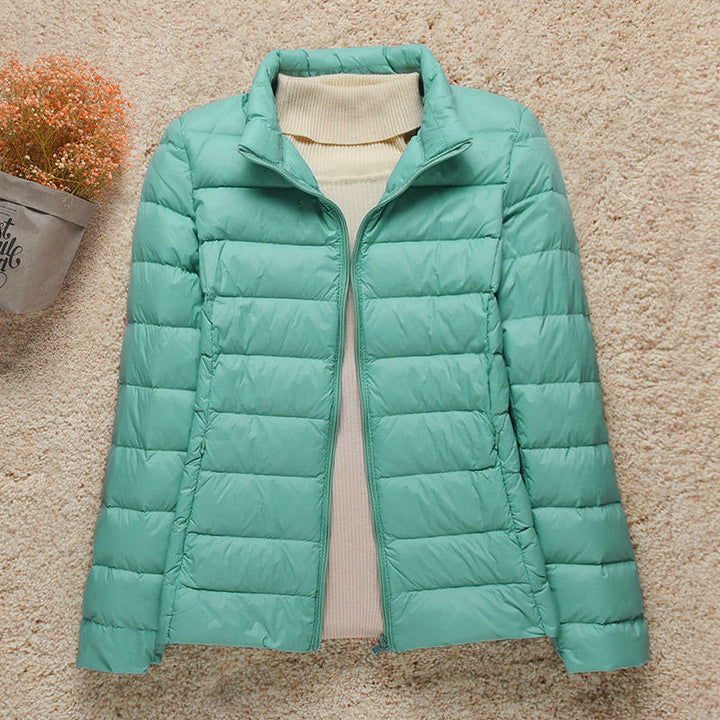 Chaqueta acolchada Quinn para mujer, abrigo de invierno casual con capucha y estilo.