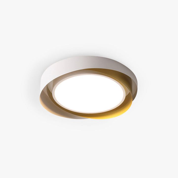 Lámpara de techo LED blanca, redonda, minimalista, luz fría para cualquier habitación.