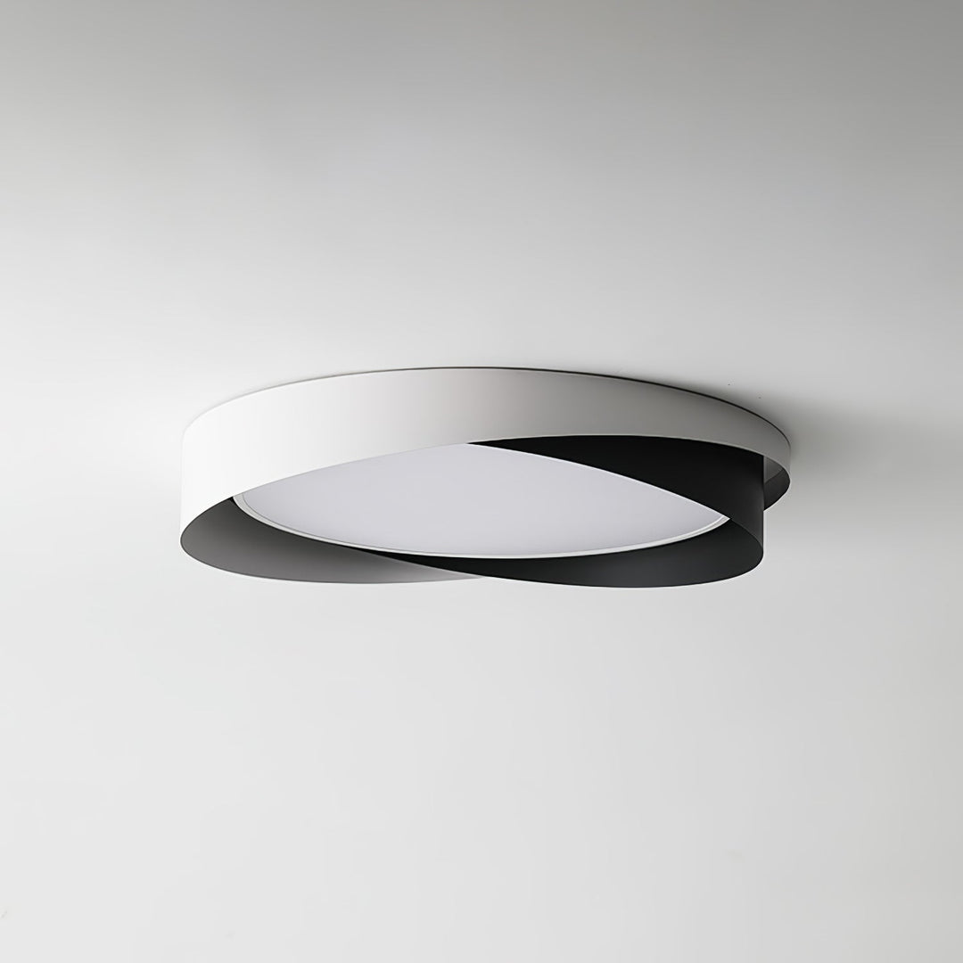 Lámpara de techo dorada LED, redonda, iluminación moderna para salón, luz fría.