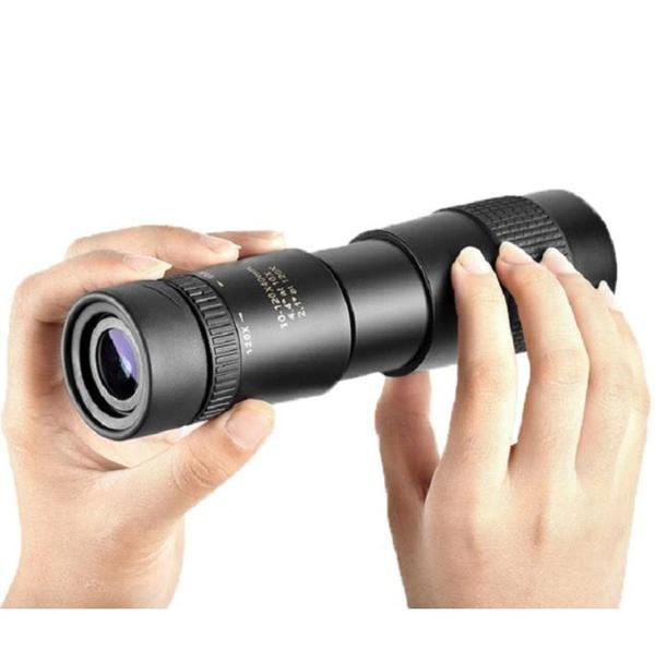 Monocular impermeable HD portátil con zoom potente. Perfecto para camping, senderismo y aventura al aire libre.