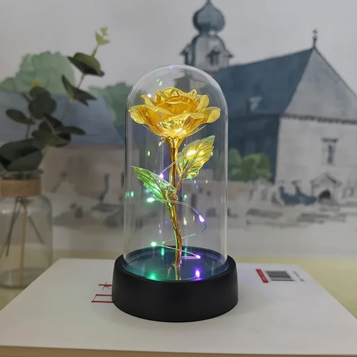 Lámpara de mesa LED rosa, versátil decoración romántica para dormitorio, sala o como luz nocturna sutil.