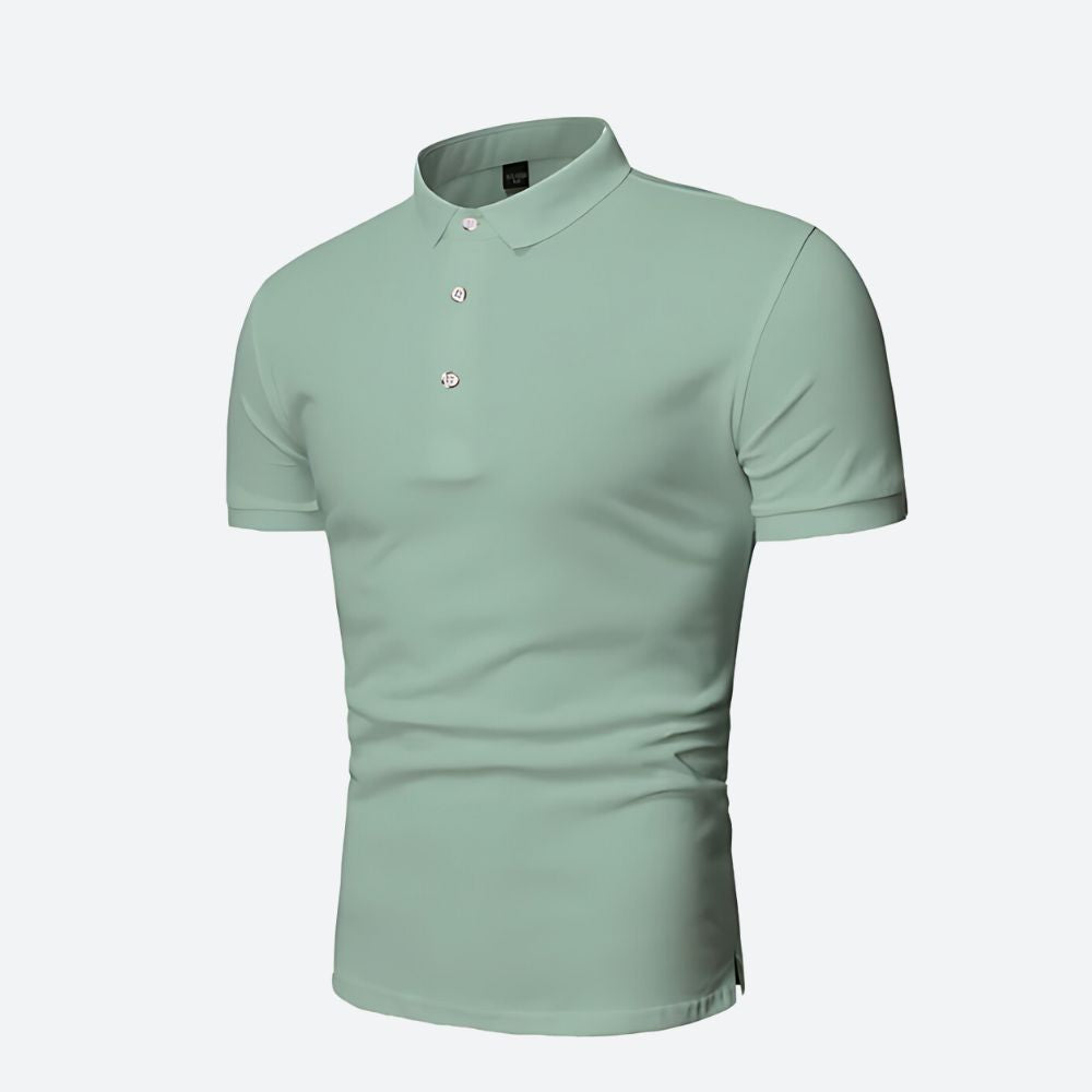 Polo de hombre, estilo versátil y duradero. Perfecto para combinar en looks de verano.