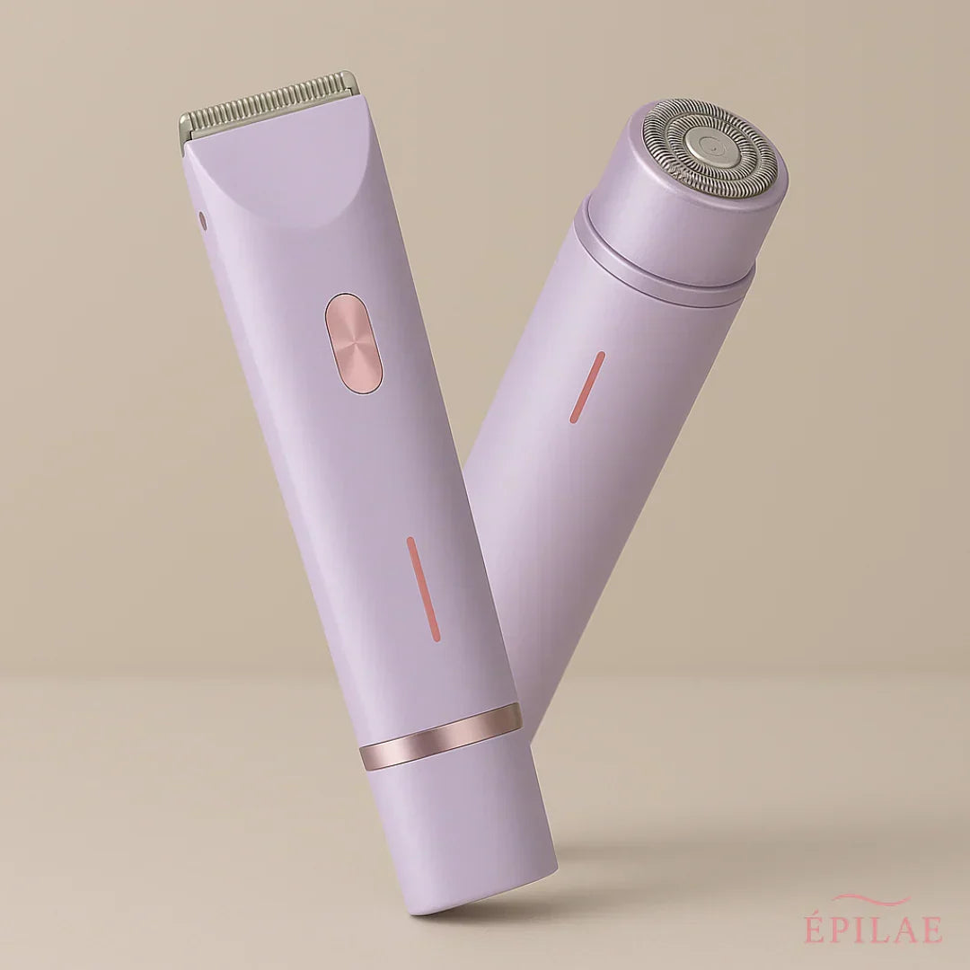Afeitadora de vello para mujer, depiladora eléctrica que garantiza piel suave y sin irritación.