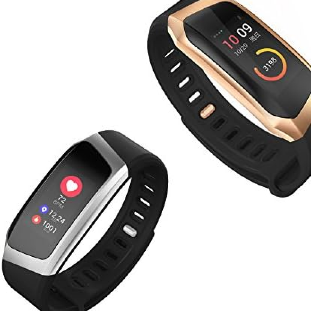 Pulsera de actividad física unisex para deporte, registra pasos, calorías y ritmo cardiaco.