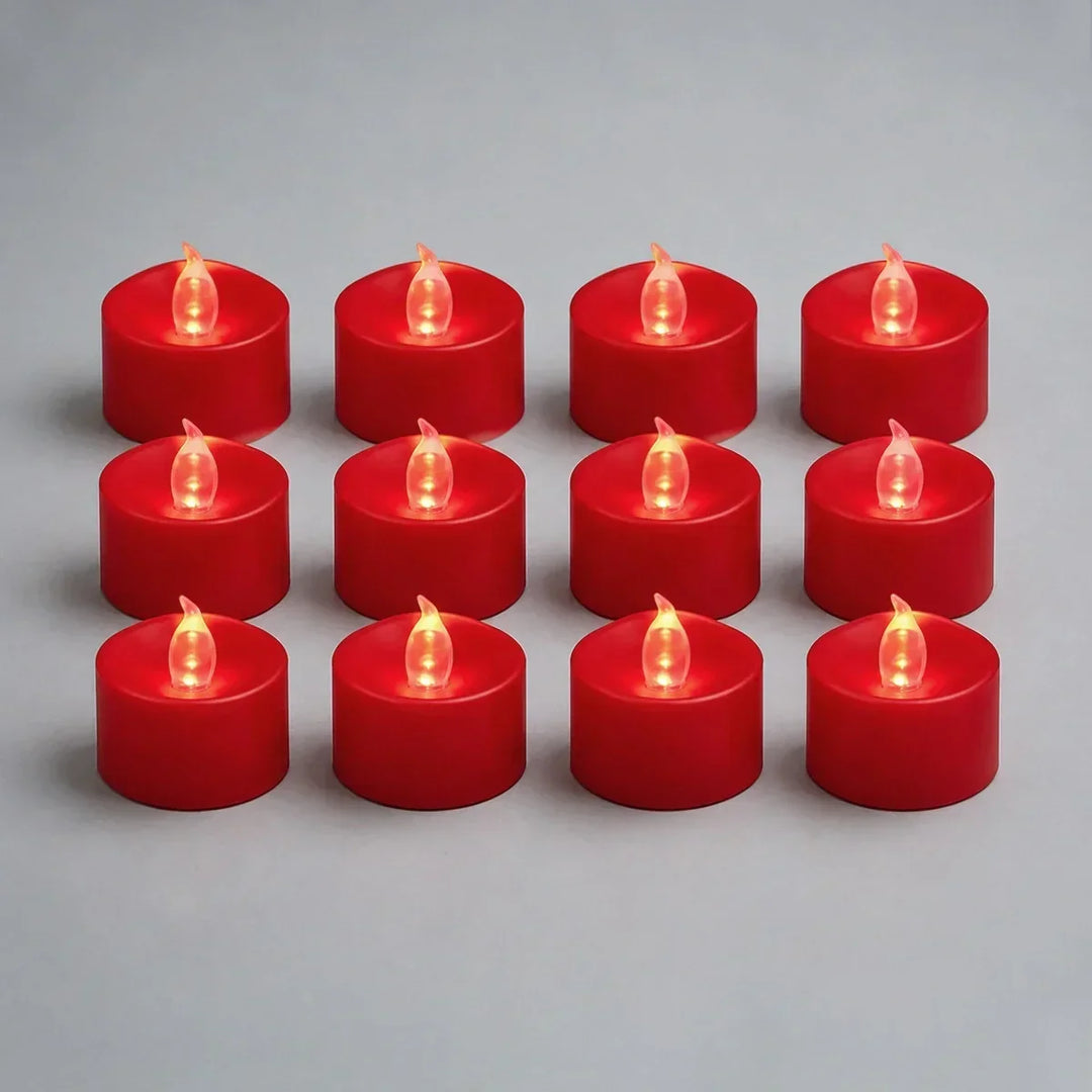 Exhibición de 100 velas LED encendidas. Luz cálida difusa para una decoración espectacular.
