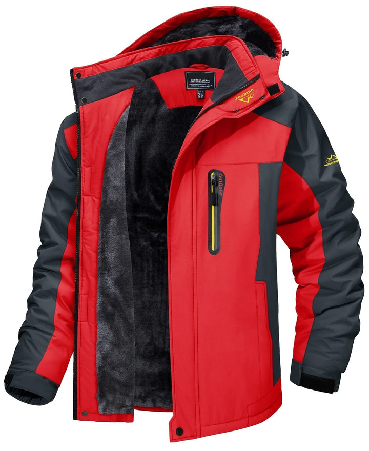 Chaqueta cálida de invierno para hombre, moda masculina. Cómoda y protectora contra el frío, con diseño elegante.