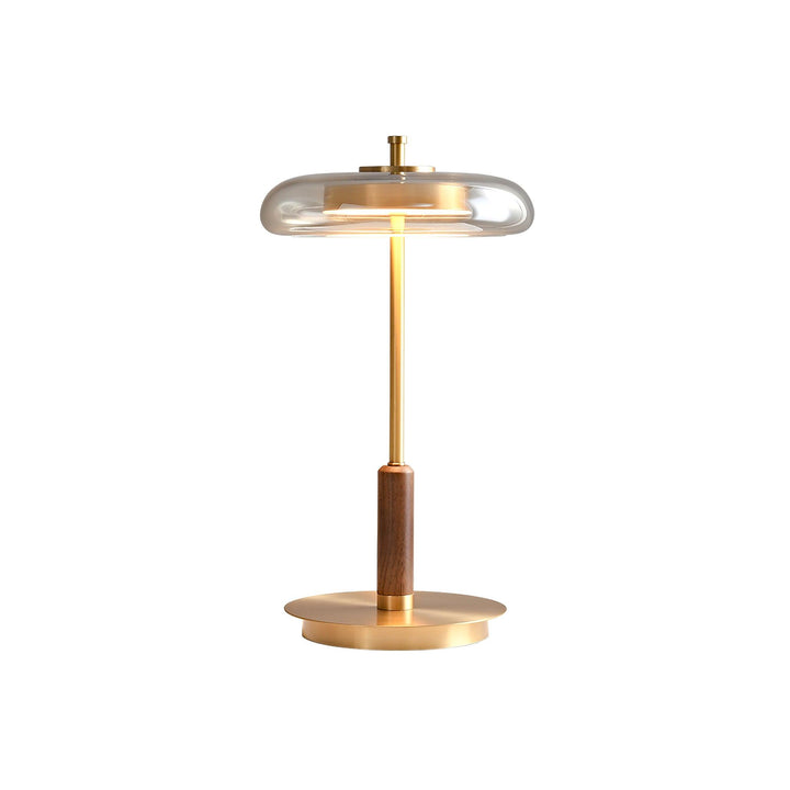 Iluminación versátil LED para el hogar, lámpara de mesa con luz cálida.