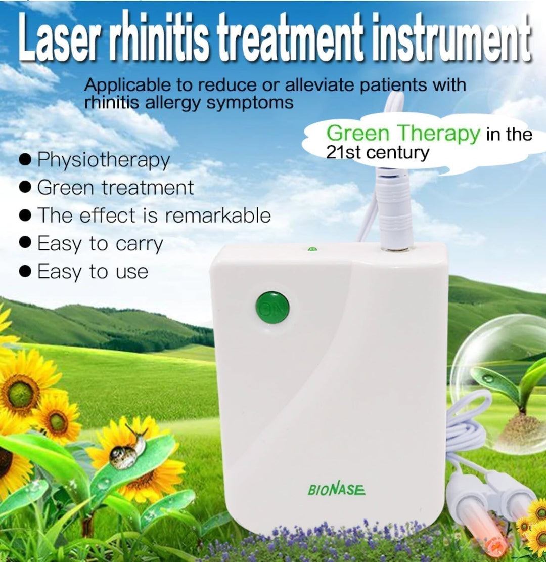 Terapia nasal infrarroja para alivio rápido de congestión, rinitis y sinusitis. Ideal para hombres y mujeres.