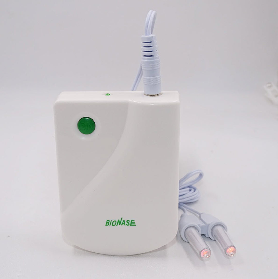 Terapia infrarroja avanzada para rinitis y sinusitis. Dispositivo nasal para aliviar congestión.
