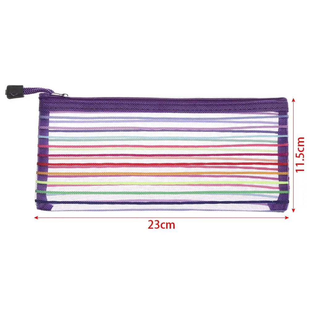 Estuche unisex para estudiantes, ideal como organizador de utiles de oficina, con amplio separador.