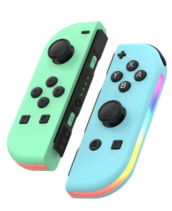 Controlador gaming Bluetooth LED, accesorio esencial para Switch y experiencias vibrantes.