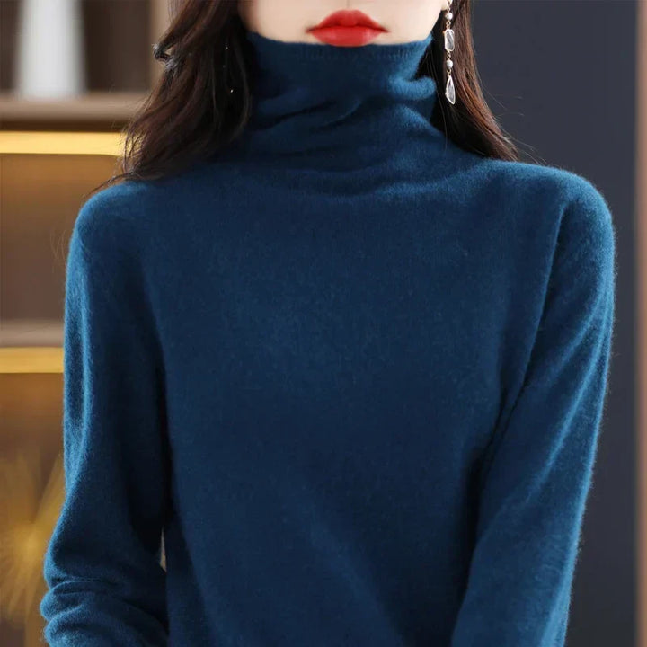 Suéter casual para mujer, tejido suave y anti-pilling para uso diario confortable.