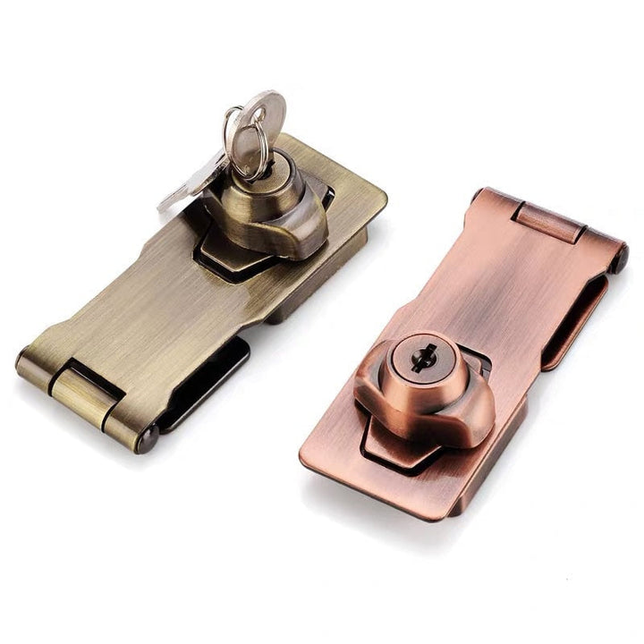 Cerradura universal de metal, solución de seguridad para cajones y gabinetes del hogar.