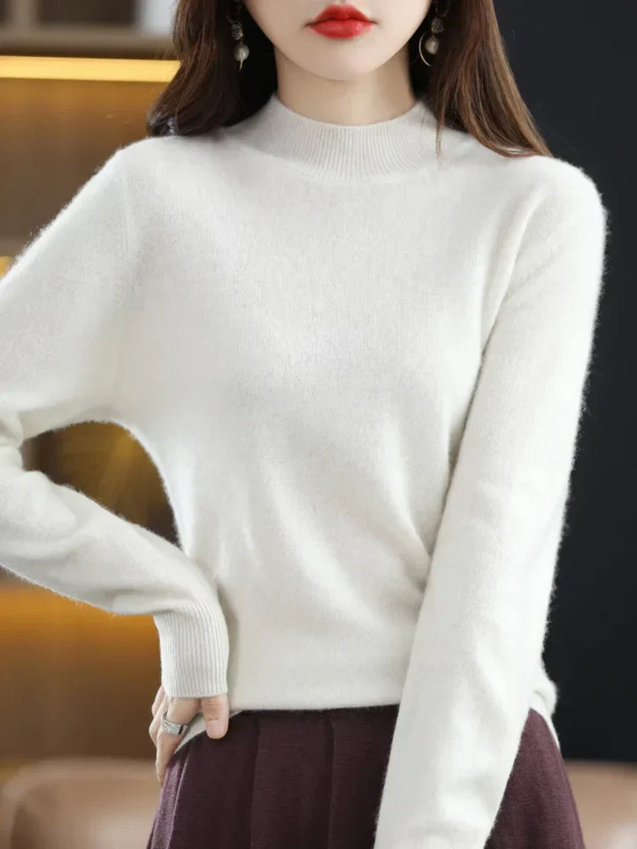 Suéter de mujer de moda, versátil para looks de otoño-invierno.