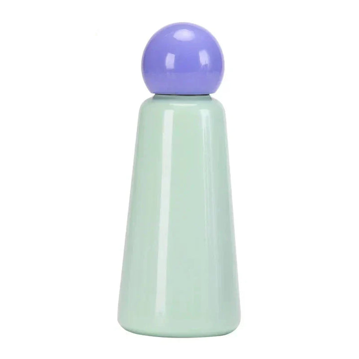 Botella térmica de acero bicolor, mantiene tu bebida a la temperatura ideal, accesorio esencial.