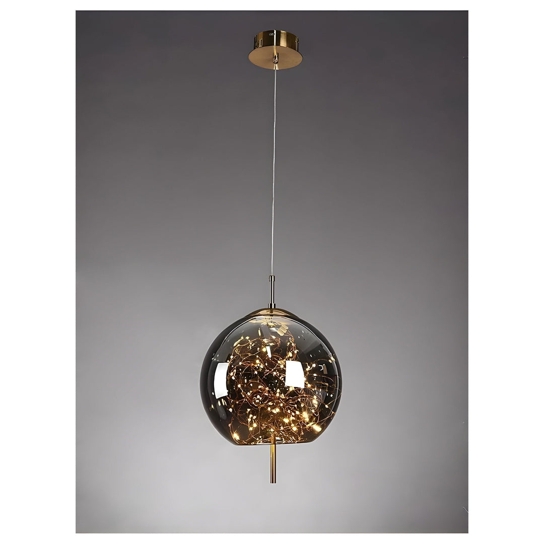 Decoración hogar: Lámpara colgante LED moderna de estrellas para un toque de lujo.