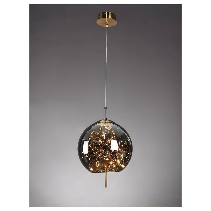 Decoración hogar: Lámpara colgante LED moderna de estrellas para un toque de lujo.