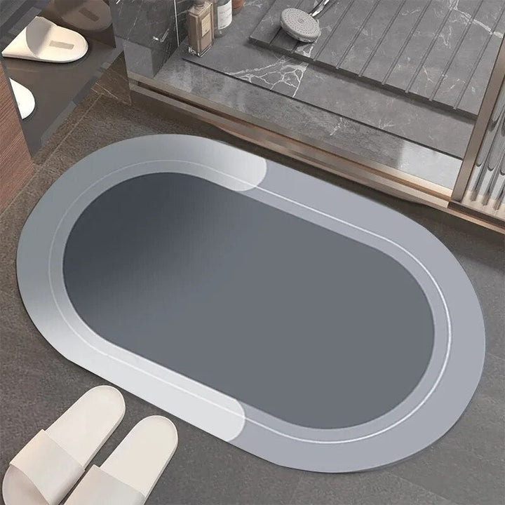 Alfombrilla multifuncional, secado rápido, antideslizante para baño, cocina o pasillo del hogar.